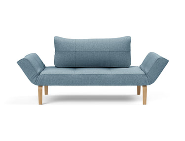 Zeal Bow daybed i 525 Mixed Dance Light Blue, set forfra