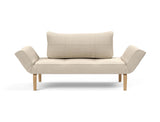 Zeal Bow daybed i 586 Phobos Latte, set forfra
