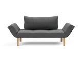 Zeal Bow daybed i 852 Mahoga Seal Grey, set forfra