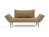 Zeal Bow daybed i 860 Yogia Olive Brown, set forfra