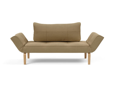 Zeal Bow daybed i 860 Yogia Olive Brown, set forfra