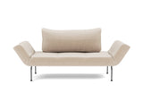 Zeal Laser daybed i 410 Esina Almond, set forfra