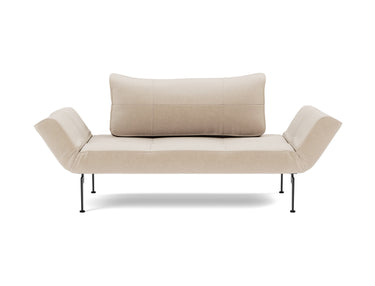 Zeal Laser daybed i 410 Esina Almond, set forfra