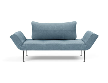 Zeal Laser daybed i 525 Mixed Dance Light Blue, set forfra