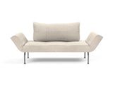Zeal Laser daybed i 594 Corduroy Ivory, set forfra