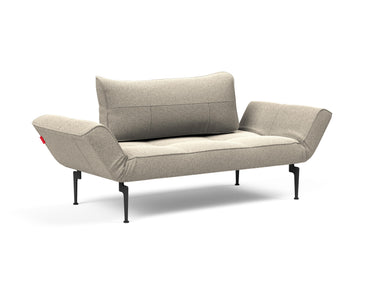 Zeal Laser daybed i 539 Bouclé Beige, set skråt forfra