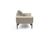 Zeal Laser daybed i 539 Bouclé Beige, set fra siden