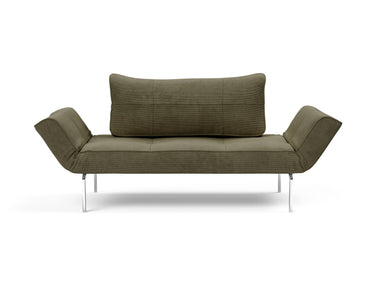Zeal Straw daybed i 316 Cordufine Pine Green, set forfra