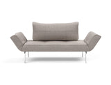 Zeal Straw daybed i 321 Corocco Warm Grey, set forfra