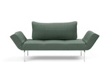Zeal Straw daybed i 518 Elegance Green, set forfra