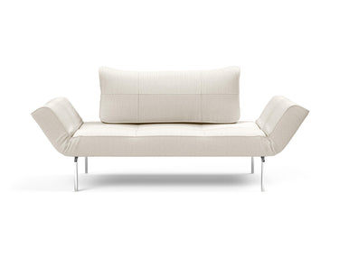 Zeal Straw daybed i 531 Bouclé Off White, set forfra