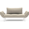 Zeal Straw daybed i 539 Bouclé Beige, set forfra