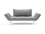 Zeal Straw daybed i 565 Twist Granite, set forfra