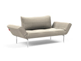 Zeal Straw daybed i 539 Bouclé Beige, set skråt forfra