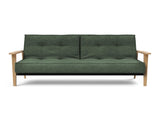 Splitback Frej sovesofa i 281 Avella Pine Green, set forfra