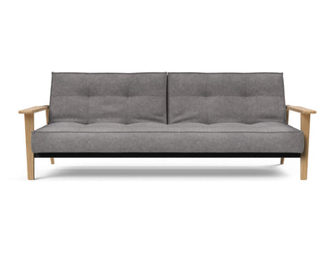 Splitback Frej sovesofa i 282 Avella Warm Grey, set forfra