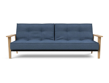 Splitback Frej sovesofa i 302 Weda Blue, set forfra