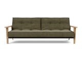 Splitback Frej sovesofa i 316 Cordufine Pine Green, set forfra