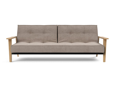 Splitback Frej sovesofa i 318 Cordufine Beige, set forfra