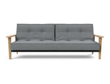Splitback Frej sovesofa i 320 Corocco Shadow Grey, set forfra