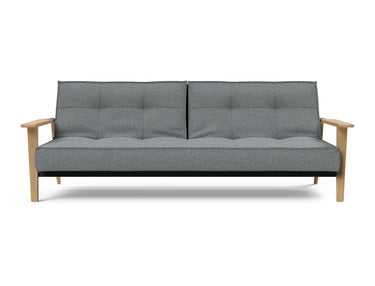 Splitback Frej sovesofa i 320 Corocco Shadow Grey, set forfra