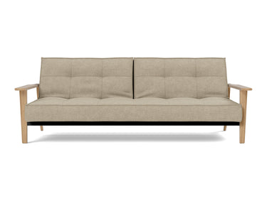 Splitback Frej sovesofa i 356 Taura Sand, set forfra