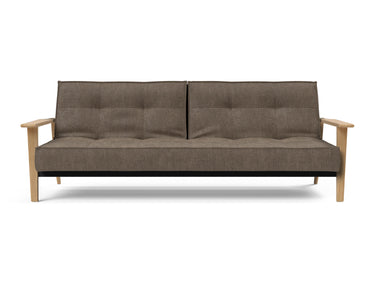 Splitback Frej sovesofa i 411 Esina Cedar Brown, set forfra