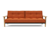 Splitback Frej sovesofa i 412 Esina Rust, set forfra
