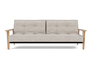 Splitback Frej sovesofa i 471 Yuveno Sand, set forfra