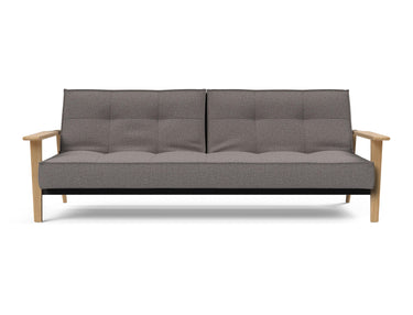 Splitback Frej sovesofa i 521 Mixed Dance Grey, set forfra