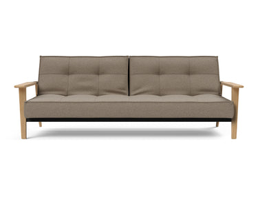 Splitback Frej sovesofa i 850 Mahoga Caramel, set forfra