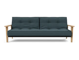 Splitback Frej sovesofa i 851 Mahoga Dark Blue, set forfra