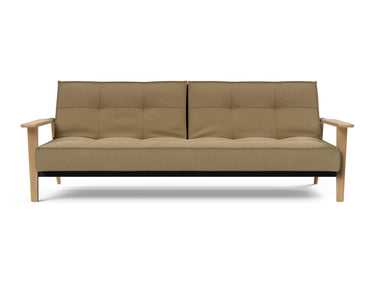 Splitback Frej sovesofa i 860 Yogia Olive Brown, set forfra