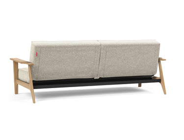 Splitback Frej sovesofa i 357 Taura Off White, set skråt bagfra