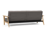 Splitback Frej sovesofa i 521 Mixed Dance Grey, set skråt bagfra