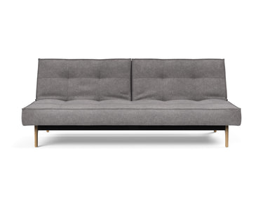 Splitback Eik sovesofa i 282 Avella Warm Grey, set forfra