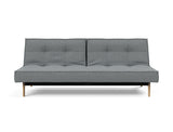 Splitback Eik sovesofa i 320 Corocco Shadow Grey, set forfra