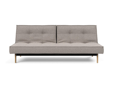 Splitback Eik sovesofa i 321 Corocco Warm Grey, set forfra