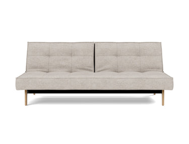 Splitback Eik sovesofa i 471 Yuveno Sand, set forfra