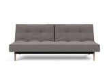 Splitback Eik sovesofa i 521 Mixed Dance Grey, set forfra