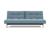 Splitback Eik sovesofa i 525 Mixed Dance Light Blue, set forfra