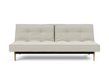 Splitback Eik sovesofa i 527 Mixed Dance Natural, set forfra