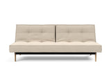 Splitback Eik sovesofa i 586 Phobos Latte, set forfra