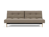 Splitback Eik sovesofa i 850 Mahoga Caramel, set forfra