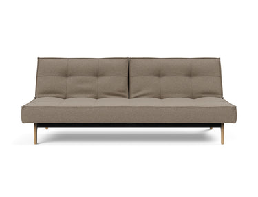Splitback Eik sovesofa i 850 Mahoga Caramel, set forfra