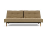 Splitback Eik sovesofa i 860 Yogia Olive Brown, set forfra