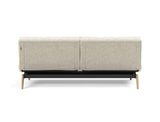 Splitback Eik sovesofa i 357 Taura Off White, set bagfra