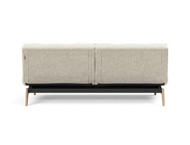 Splitback Eik sovesofa i 357 Taura Off White, set bagfra