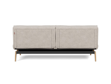 Splitback Eik sovesofa i 471 Yuveno Sand, set bagfra