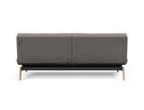 Splitback Eik sovesofa i 521 Mixed Dance Grey, set bagfra